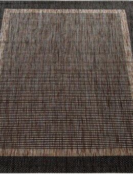 Paco Home Teppich Illusion 325, rechteckig, Höhe: 5 mm, Flachgewebe, meliert, mit Bordüre, Outdoor geeignet, UV-beständig