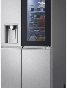 LG Side-by-Side X-Serie GSXE90MBAD, 179 cm hoch, 91,3 cm breit, großes Wein- und Flaschenregal