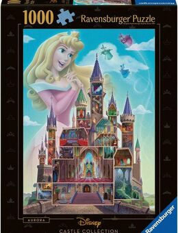 Ravensburger Puzzle Castle Collection - Disney Princess, Aurora, 1000 Puzzleteile, Made in Germany