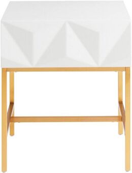 Leonique Beistelltisch Minfi, TOPSELLER!, OTTOs Choice, Schublade mit 3D-Front, auch als Nachttisch geeignet, Breite 50 cm