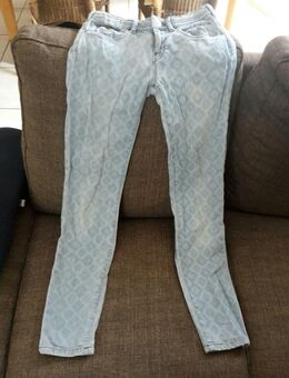 Maison Scotch Skinny Jeans blasses Karomuster W25 / L30 - Dortmund