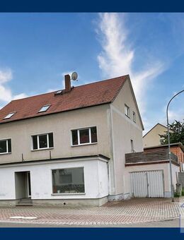 Wohn- und Geschäftshaus mit zwei Wohnungen und Gewerbe im Erdgeschos. Gute Lage. Solide Investition. - Neukieritzsch