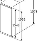 SIEMENS Einbaukühlschrank iQ500 KI72LADE0, 157,7 cm hoch, 55,8 cm breit