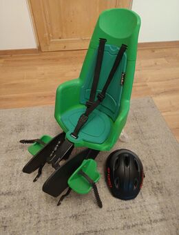 Bobike Fahrradkindersitz + Giro Kinderhelm - Hörsel