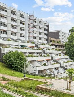 Nideggen - Ein-Zimmer-Wohnglück mit großer Terrasse und unverbaubarem Blick auf die Burg - Nideggen