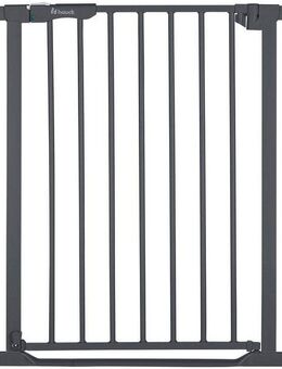 Hauck Türschutzgitter Clear Step Autoclose 2, Dark Grey, auch als Treppenschutzgitter verwendbar