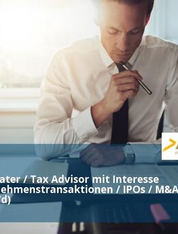 Steuerberater / Tax Advisor mit Interesse an Unternehmenstransaktionen / IPOs / M&A Tax (m/w/d) - Berlin