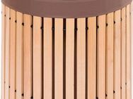Beckmann Regentonne Regenfass Größe 3, 420 l, ØxH: 82x88 cm, aus Lärchenholz