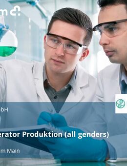 CGMP Operator Produktion (all genders) - Frankfurt (Main)
