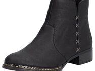 Rieker Stiefelette, Reißverschluss-Stiefelette, Ankelboots mit Blockabsatz