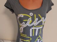 Box#27 H&M Shirt XS 34 kurzarm grau Damen Sommer T-Shirt - Mühlberg (Elbe)