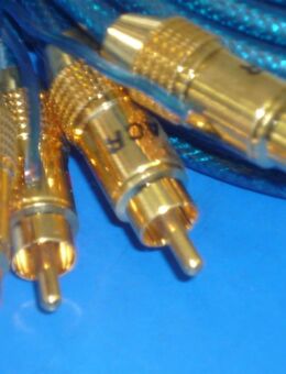 Hifi Audio Chinch Kabel verg. Stecker Abgeschirmt TOP Quality - Dübendorf