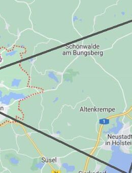 Einsames Bermudadreieck Neustadt-Eutin-Lensahn - Altenkrempe