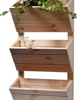 Dobar Wandbeet mit 3 Pflanzkästen braun #DH14 - Birkenfeld (Baden-Württemberg)