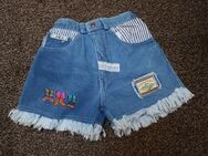 #Jeans-Short m. Fransen, Gr. 128, #stone - Pfaffenhofen (Ilm)