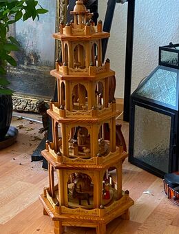 weihnachtspyramide alt antik pyramide holz grippe mühle - Güstrow
