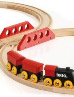 BRIO® Spielzeug-Eisenbahn Bahn Acht Set - Classic Line, (Set), Made in Europe, FSC® - schützt Wald