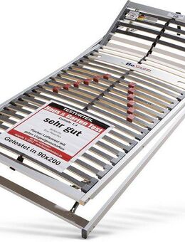 Lattenrost Lattenrost Duo Powerflex, Lattenrost in 90x200 cm und weiteren Größen, BeSports, Kopfteil manuell verstellbar, Fußteil manuell verstellbar, Lattenrost mit geringer Bauhöhe, 90x200 cm und weitere Größen