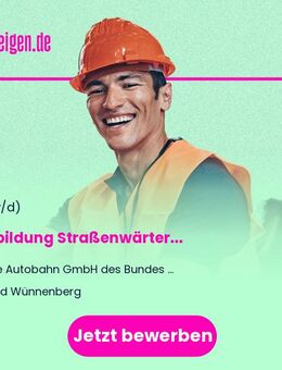 Ausbildung Straßenwärter (m/w/d) - Bad Wünnenberg