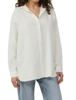 QS Hemdbluse aus luftiger Musselinqualität