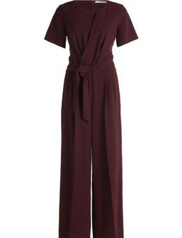 Betty&Co Overall Betty & Co Damen Jumpsuit mit Bindegürtel (1-tlg)