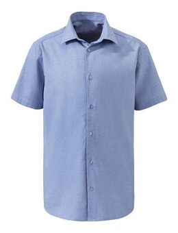 H.I.S Kurzarmhemd Regular-fit elastisches Jaquard-Kurzarmhemd