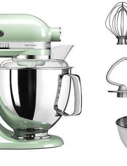 KitchenAid Küchenmaschine 5KSM175PSEPT PISTAZIE, 300 W, 4,8 l Schüssel, mit Zubehör im Wert von ca. 112,-€ UVP