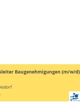 Sachgebietsleiter Baugenehmigungen (m/w/d) - Troisdorf