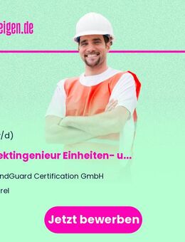 Projektingenieur (m/w/d) Einheiten- und Anlagenzertifizierung - Varel