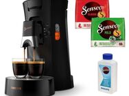 Philips Senseo Kaffeepadmaschine Select CSA240/60, mit drei Kaffee-Einstellungen, aus 21% rec. Plastik, Memo-Funktion, inkl. Gratis-Zugabe, Wert 14€ UVP