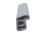 DIWARO Türdichtung SZ160 für Stahlzargen | Dichtung 5 lfm | Farben: weiß und grau | senkrechte Nut | Fachhandelsware, hergestellt in Deutschland - Moers