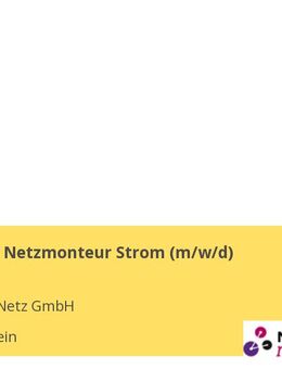 Elektriker / Netzmonteur Strom (m/w/d) - Hilpoltstein