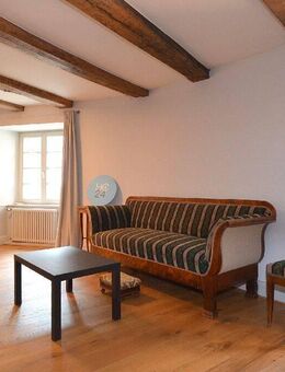 Große 1,5-Zimmer-Wohnung im Herzen der Altstadt von Schopfheim, möbliert - Schopfheim