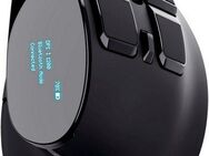 Trust Voxx Wiederaufladbare ergonomische Drahtlos-Maus ergonomische Maus (Bluetooth, RF Wireless, USB)