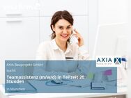Teamassistenz (m/w/d) in Teilzeit 20 Stunden - München