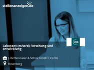 Laborant (m/w/d) Forschung und Entwicklung - Rosenberg (Regierungsbezirk Stuttgart)