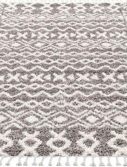 Carpet City Hochflor-Teppich Pulpy 514, rechteckig, Höhe: 30 mm, besonders weich, mit Fransen, Ethno Look