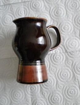 Viking-Keramik-Henkel-Krug,Glasiert,Alt,ca. 16 cm hoch,-ca. 10 cm Dm. - Linnich