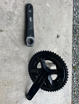 Shimano 105 FC-R7100 Kurbelgarnitur 52/36 mit 4iiii Powermeter (linker Kurbelarm) - Brunnen CH