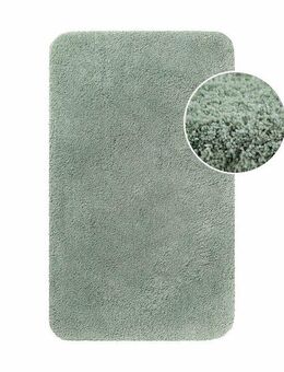 Homie Living Badematte Porto Azzurro, Höhe 30 mm, rutschhemmend beschichtet, fußbodenheizungsgeeignet, schnell trocknend, Polyester, rechteckig, Badteppich, uni, rechteckig & rund, waschbar, Badezimmerteppich