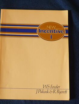 altes Lehrbuch Englisch 1982 New Incentive 1 WS Fowler J Pidcock - Dortmund