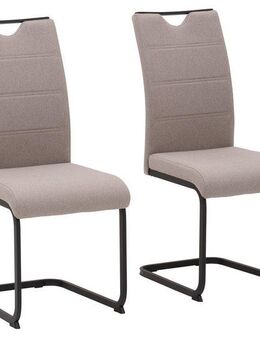 HELA Freischwinger MARS Esszimmerstuhl BESTSELLER (Set, 2 St), robuster Bezug, 120 Kg Belastbarkeit, 2er und 4er Set