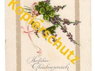 Alte Grußkarte „Herzlichen Glückwunsch zum Geburtstage“, 1919 - Landsberg