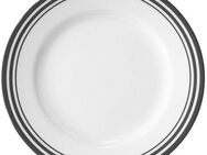 Fink Platzteller Moments, Set, 4-tlg., Ø 30 cm, Porzellan mit Streifen