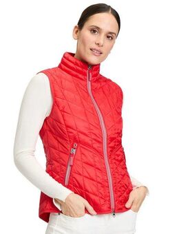 Betty Barclay Strickweste Betty Barclay Damen Steppweste mit Stehkragen Sandwich versteppt