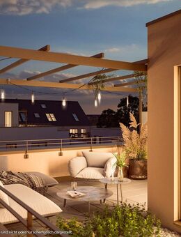 5-Zi.-RMH, real geteilt, mit Terrasse, 2 Loggien u. großzügiger Dachterrasse in Süd-West-Ausrichtung - Kirchheim (München)