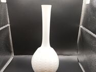 Edelstein Porzellan Vase Flasche, ca. 19cm hoch weiß - Essen