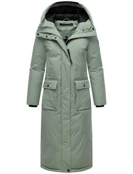 Navahoo Wintermantel Wolkenfrost XIV Extralanger Damen Mantel mit Kapuze