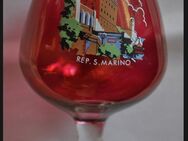 6 Vintage Cognacgläser aus San Marino | 70er | Retro - München