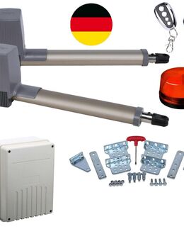 Torantrieb Drehtorantrieb Set für zweiflügeliges Tor 5 m 600 kg - Berlin